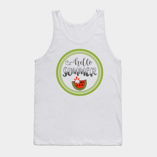 Hello Summer Watermelon Tank Top